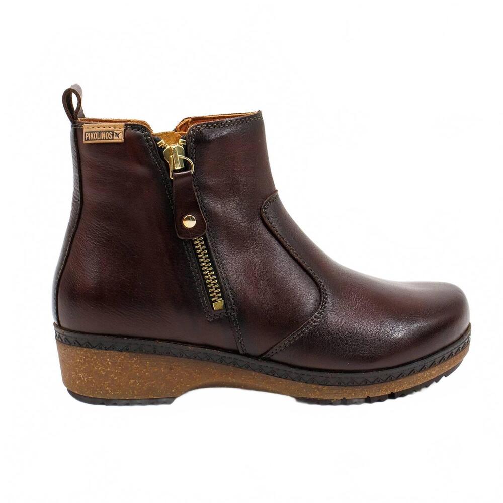 NEW PIKOLINOS women's granada w0w ankle boots in caoba